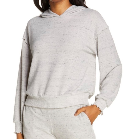 Project Social T Tops - 𝅺Project Social T Gray Hooded Top